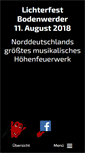 Mobile Screenshot of dieweserbrennt.de